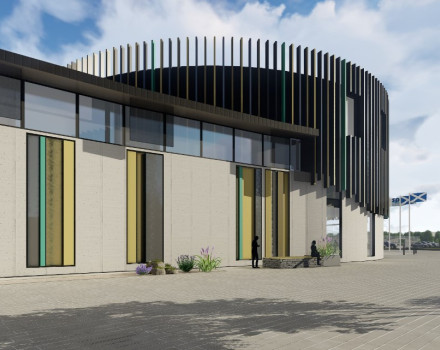 Baugenehmigung für neues schottisches Gefängnis nach Designplänen von BakerHicks beantragt